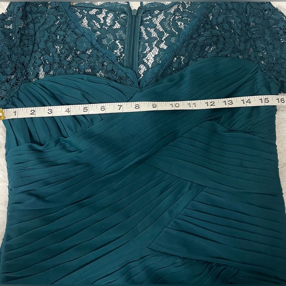 Adrianna Papell Deep Teal Lace Dress - Picture 9 of 9
